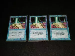 MTG 1x Revised blue rare LP Italian FBB Braingeyser - Reserved List - Picture 1 of 2