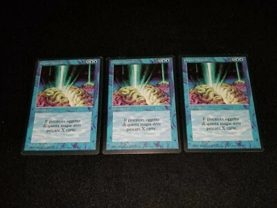MTG 1x Revised blue rare LP Italian FBB Braingeyser - Reserved List - Image 1 of 2