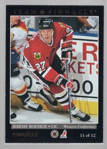* 1993-94 Pinnacle - Team Pinnacle #11 - Jeremy Roenick / Eric Lindros - Picture 1 of 2