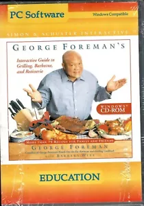 George Foreman's Interactive Guide To Grilling Barbecue and Rotisserie Pc New XP - Picture 1 of 2