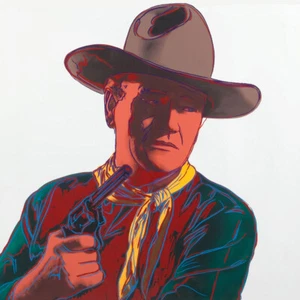 Andy Warhol John Wayne #2 Canvas Print 17 x 17 - Picture 1 of 5