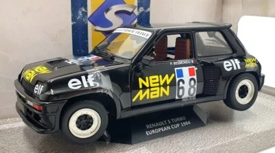 Solido 1/18 Scale Diecast S1801312 - Renault 5 Turbo #68 European Cup 1984 Black - Image 1 of 4