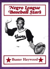 Buster Haywood Ind. Clowns 1984 Decathlon Corp. Negro League Baseball Stars #42
