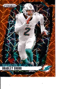 2024 Panini Prizm Orange Lazer Prizm #181 Bradley Chubb - Picture 1 of 2