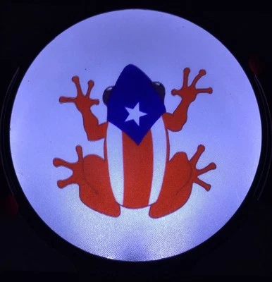 Calcomanía Coqui Light Up retroiluminada LED detección de movimiento calcomanía automática Foto 1 de 4