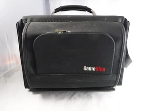 Official Vented GameStop GameCube Hard Travel Bag Console Black Carrying Case - Picture 1 of 11