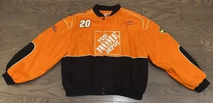 Vintage Tony Stewart #20 Home Depot Joe Gibbs Racing NASCAR Jacket - Size XL - Picture 1 of 19