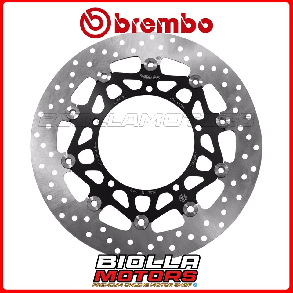 78B40871 DISCO FRENO ANTERIORE BREMBO YAMAHA FZ 1 N 1000 2006 FLOTTANTE Foto 1 de 4