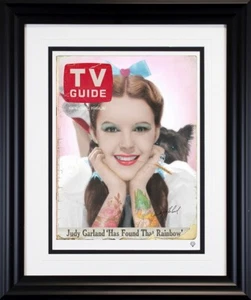 Dorothy (Judy Garland) TV Guide Special von JJ Adams. SCHWARZER RAHMEN, neu mit Echtheitszertifikat. - Bild 1 von 2