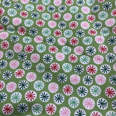 "Tela Michael Miller Holiday Ditzy CX-4013 verde Starburst 51""" Foto 1 de 4