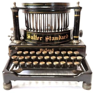 Antigua maquina de escribir SALTER 6 antique and rare Typewriter 1900 - Imagen 1 de 7