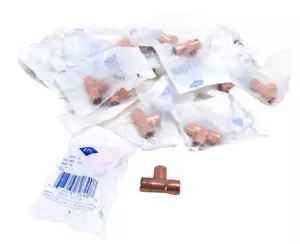 Lot of 20 EPC 1/4" COPPER TEE FITTING, 1/4" x 1/4" x 1/4" SWEAT FITTINGS - Picture 1 of 3