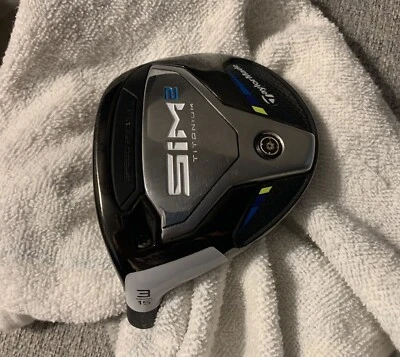 2021 LH TaylorMade SIM2 Ti Titanium 15* 3 Wood- HEAD ONLY Sim 2 Titanium 3 Wood - Image 1 of 4