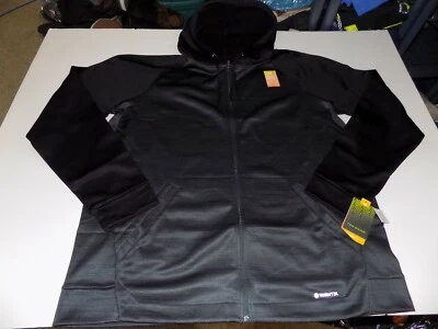 TEK GEAR CREMALLERA FRONTAL CAPUCHA CÁLIDA TEK SUDADERA PARA HOMBRE TALLA 3XLT - NEGRO/GRIS - NUEVO CON ETIQUETAS Foto 1 de 2