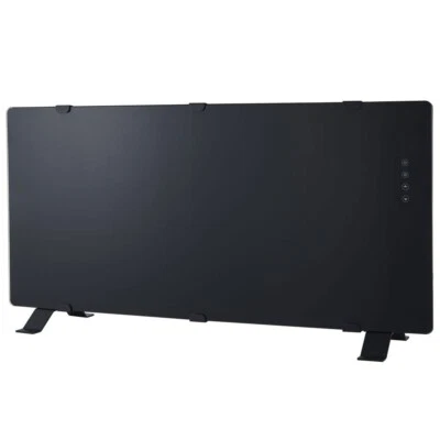 Rinnai 2200W Glass Electric Panel Heater with WiFi Control in Black BEPH22DTWF - image 1 of 4