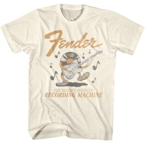 Fender Guitar T-Shirt '61 Stratocaster Guitar Recording Machine New Cotton - Picture 1 of 3