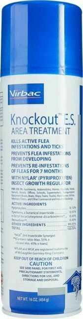 Virbac Knockout E.S. Area Treatment Carpet Spray - 16oz