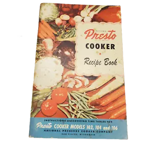 Mid Century 1950 - Presto Cooker Recipe Book - Instructions - Picture 1 of 1