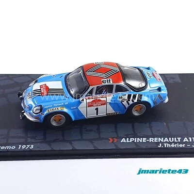 Alpine A110 #1 J. Therier - J. Jaubert Rally Sanremo 1973 1:43 - Immagine 1 di 4