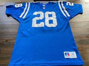 NFL Indianapolis Colts Marshall Faulk Men Vintage Stitched Russell Jersey-48 Med - Picture 1 of 8