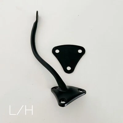 Brazo y almohadilla de espejo retrovisor para camioneta Chevy y GMC 1955-59 - lado izquierdo - negro Foto 1 de 4