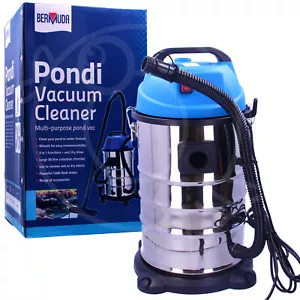 Bermuda Pondi Pond Vacuum Water Sludge Remover Cleaner Garden Koi Carp Power Vac - Picture 1 of 13