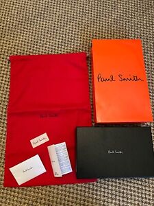Paul Smith Empty Box, Cloth Bag, Sticker and Paper Sleeve Empty Packaging