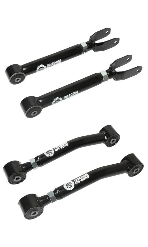 Adjustable Front Upper+Lower Control Arms for 0-8" Lift for 97-06 Jeep Wrangler - Image 1 of 4
