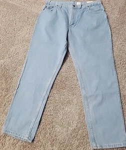 Vintage USA Made Walmart Backroad Blues Mens Jeans 40 x 32 Light Wash NOS 1990's - Picture 1 of 13