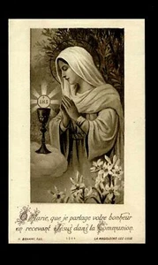  santino Madonna holy card image pieuse SS.Sacramento Con Preghiera - Picture 1 of 1