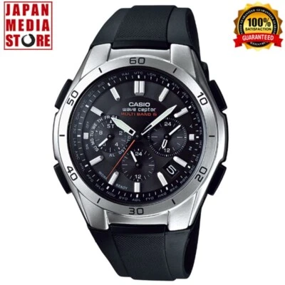 CASIO WAVE CEPTOR WVQ-M410-1AJF Black Dial Tough Solar Atomic Radio Men Watch - image 1 of 4