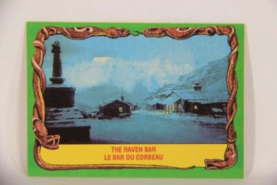 Raiders Of The Lost Ark 1981 Trading Card #20 The Raven Bar FR-ENG OPC L017946 - Image 1 of 2
