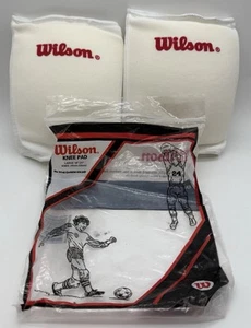 Vintage Large Wilson Knee White Made in USA 80s 90s Basketball Roller Skating - Picture 1 of 11