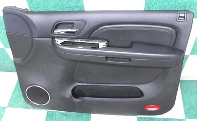*NOTE* 09' ESCALADE Leather Black Right Front Interior Door Trim Panel Passenger - Image 1 of 4
