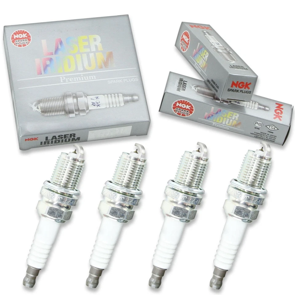 4 pcs NGK Laser Iridium Spark Plugs for 1998-2004 Nissan Frontier 2.4L  2.4L xz - Image 1 of 4