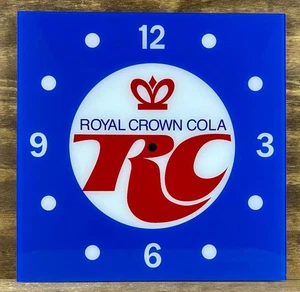 15" Royal Crown Cola quadratisches Glas Ersatz Zifferblatt für Pam Uhr KOSTENLOSER VERSAND - Bild 1 von 1