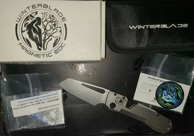 Winterblade Co Factor 8ight Natural Titanium, Stonewashed Magnacut Blade, Gen 1 - Image 1 of 4