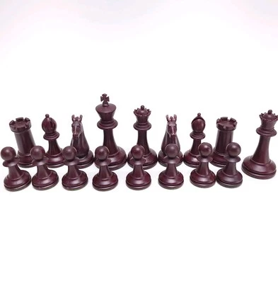 The Chess Store 3 Inch Purple Composite Chess Pieces 17 Total - Image 1 of 4