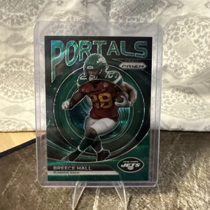 2023 Panini Prizm - Portals Breece Hall #PO-10 Green Wave Prizm - Picture 1 of 2