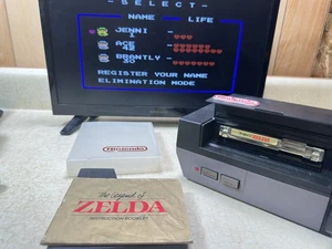 Legend of Zelda Nintendo NES con Manual Auténtico - Imagen 1 de 7