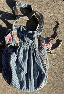 Thirty-One 31 pulgadas Top Bolso Cubo Ferrocarril Interior Floral Boho Cottage Chic Foto 1 de 4