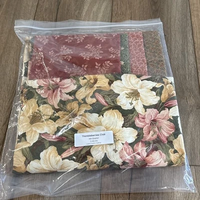 Thimbleberries House and Garden Quilt Club 2007 tela floral algodón LOTE $48 Foto 1 de 4