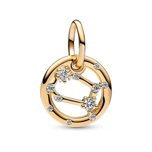 Pandora Gemini Zodiac Dangle Charm - Picture 1 of 3
