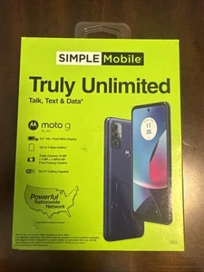 - Simple Mobile Motorola Moto G Play (2023), 32GB, Simple Mobile Locked - Picture 1 of 6