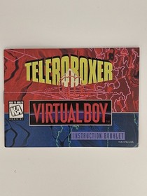 Teleroboxer! Virtual Boy! Nintendo! Manual only! Good Condition! OEM! Original!