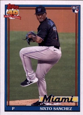 Sixto Sanchez Rookie 2021 Topps Archives #188 Miami Marlins - Image 1 of 2