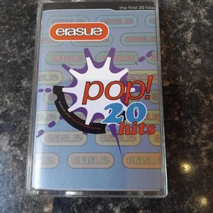 Erasure - Pop! The First 20 Hits 1992 Mute Records Ltd Cassette Great Condition - Picture 1 of 4