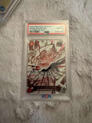 2025 One Piece Op10-Royal Blood arte alternativo #019 salida divina PSA 10 Foto 1 de 2