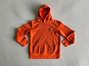 Nike Air Jordan Sudadera con Capucha Niños Niños Pequeña Naranja Forrada de Vellón Manga Larga Pullover - Imagen 1 de 8