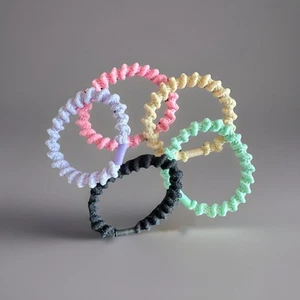 5 pcs Stretchy Spiral hair tie for thick, thin and medium hair. - Picture 1 of 1